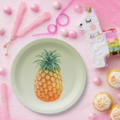 Assiettes En Carton Princesse aux ananas (Fête)