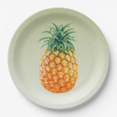 Assiettes En Carton Princesse aux ananas (Devant)