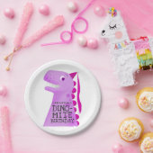 Assiettes En Carton Princesse Dinosaur Filles Anniversaire (Fête)