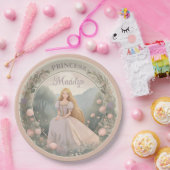 Assiettes En Carton Princesse Enchantée Rapunzel (Fête)