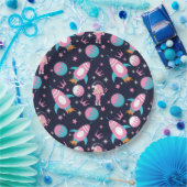 Assiettes En Carton Princesse Landing à la Lune (Fête)