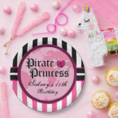Assiettes En Carton Princesse Party de pirate (Fête)