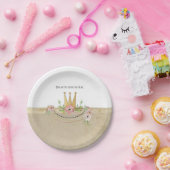 Assiettes En Carton Princesse plaques à papier (Fête)