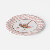 Assiettes En Carton Princesse rose d'Unicorne (Angle)