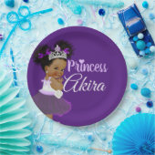 Assiettes En Carton Princesse royale africaine violette| Fancy (Fête)
