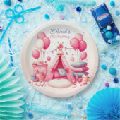 Assiettes En Carton Princesse Teepee & Coussin Stwood Anniversaire (Fête)