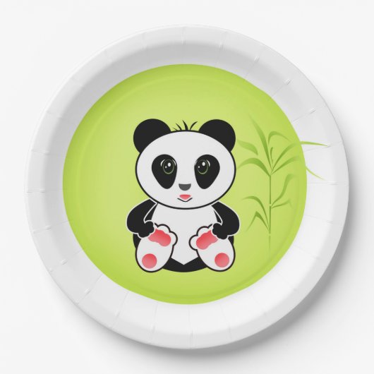 Assiettes En Carton Printemps (Devant)