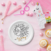 Assiettes En Carton Printemps (Fête)