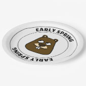 Assiettes En Carton Printemps (Angle)