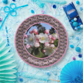 Assiettes En Carton Printemps Pomme fleurit Nature Fête Personnalisée (Fête)