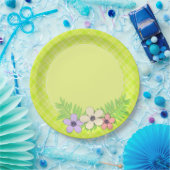 Assiettes En Carton Printemps, vert (Fête)