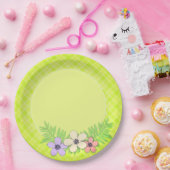 Assiettes En Carton Printemps, vert (Fête)