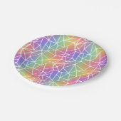 Assiettes En Carton prism synapse net - rainbow web : (Angle)
