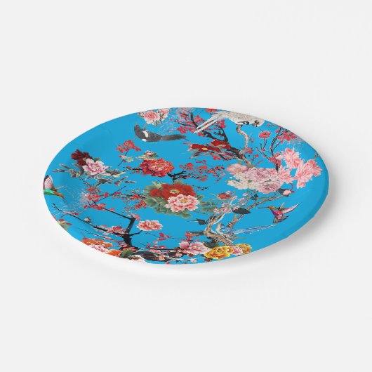 Assiettes En Carton Private Chinese Garden (I) (Angle)