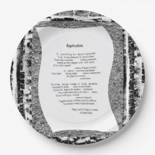Assiettes En Carton Privation