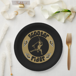 Assiettes En Carton Pro Scooter Free Rider Traces