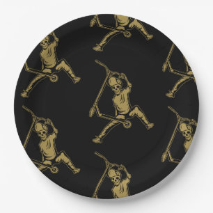 Assiettes En Carton Pro Scooter Free Rider Traces