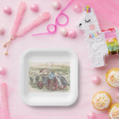 Assiettes En Carton Problème de direction (Fête)