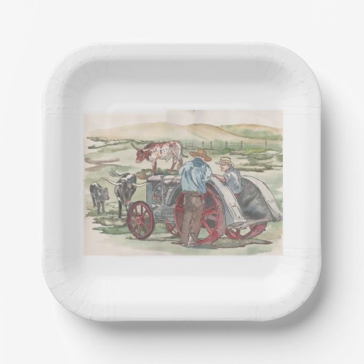 Assiettes En Carton Problème de direction (Recto)
