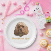 Assiettes En Carton Produits Cocker Spaniel (Fête)