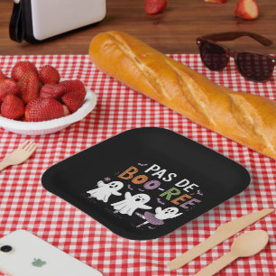 Assiettes En Carton Professeur de danse de ballet fantôme Pas de BOO-r