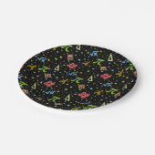 Assiettes En Carton Professeur de mathématiques - Symboles mathématiqu (Angle)