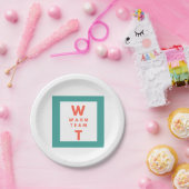 Assiettes En Carton Professionnel du logo d'entreprise (Fête)