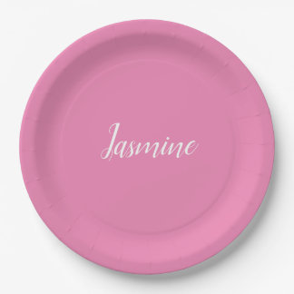 Assiettes En Carton Professionnel Moderne Minimaliste Rose