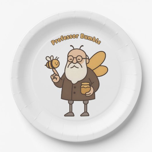 Assiettes En Carton Professor Bumble Party Plates (Devant)