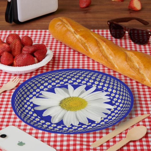 Assiettes En Carton Profitez de la beauté de Shasta Daisy (Pique-nique)