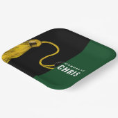 Assiettes En Carton Programme de graduation personnelle pour le Green  (Angulaire)