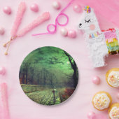 Assiettes En Carton Promenade au clair de lune (Fête)