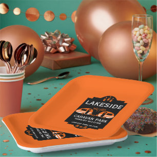 Assiettes En Carton Promotion du camping Caravan