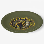 Assiettes En Carton Promotion du sergent de première classe (Angle)