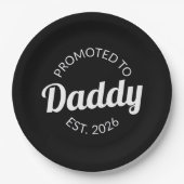 Assiettes En Carton Promu À Daddy Est. 2026 I (Devant)