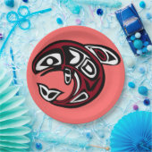 Assiettes En Carton Protéger la plaque de papier Saumon sauvage (Fête)