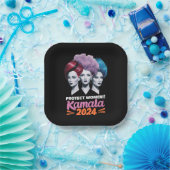 Assiettes En Carton Protéger les femmes Kamala Élection 2024 2024 (Fête)