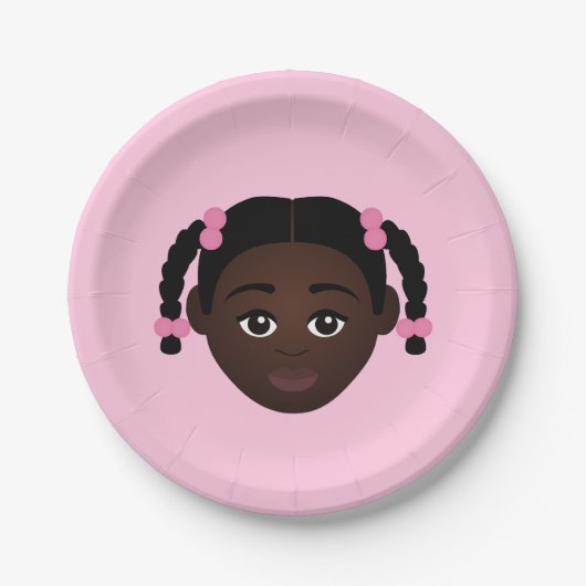 Assiettes En Carton #Proud2BNaturalMe Choose-My-Complexion Anniversair (Devant)