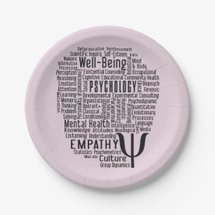 Assiettes En Carton PSYCHOLOGIE Word Cloud
