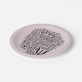 Assiettes En Carton PSYCHOLOGIE Word Cloud (Angle)