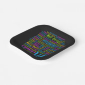 Assiettes En Carton PSYCHOLOGIE Word Cloud (Angulaire)