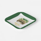 Assiettes En Carton Pub St. Patrick's Day Personnalisé Aquarelle (Angulaire)