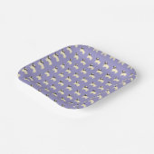 Assiettes En Carton Pugs, Pale Purple (Angulaire)