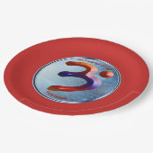 Assiettes En Carton Puissance de la persévérance (Angle)