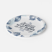 Assiettes En Carton Puissance du silence - Citation inspirante (Angle)