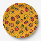 Assiettes En Carton Puits colorés (Devant)