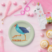 Assiettes En Carton Pukeko (Fête)