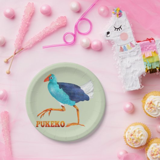 Assiettes En Carton Pukeko (Fête)