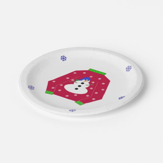 Assiettes En Carton Pull de Noël laid (Angle)