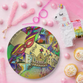 Assiettes En Carton Purim Esther Célébration Art léger Imprimer (Fête)